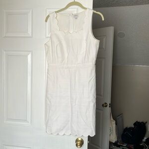 White j crew dress size 4